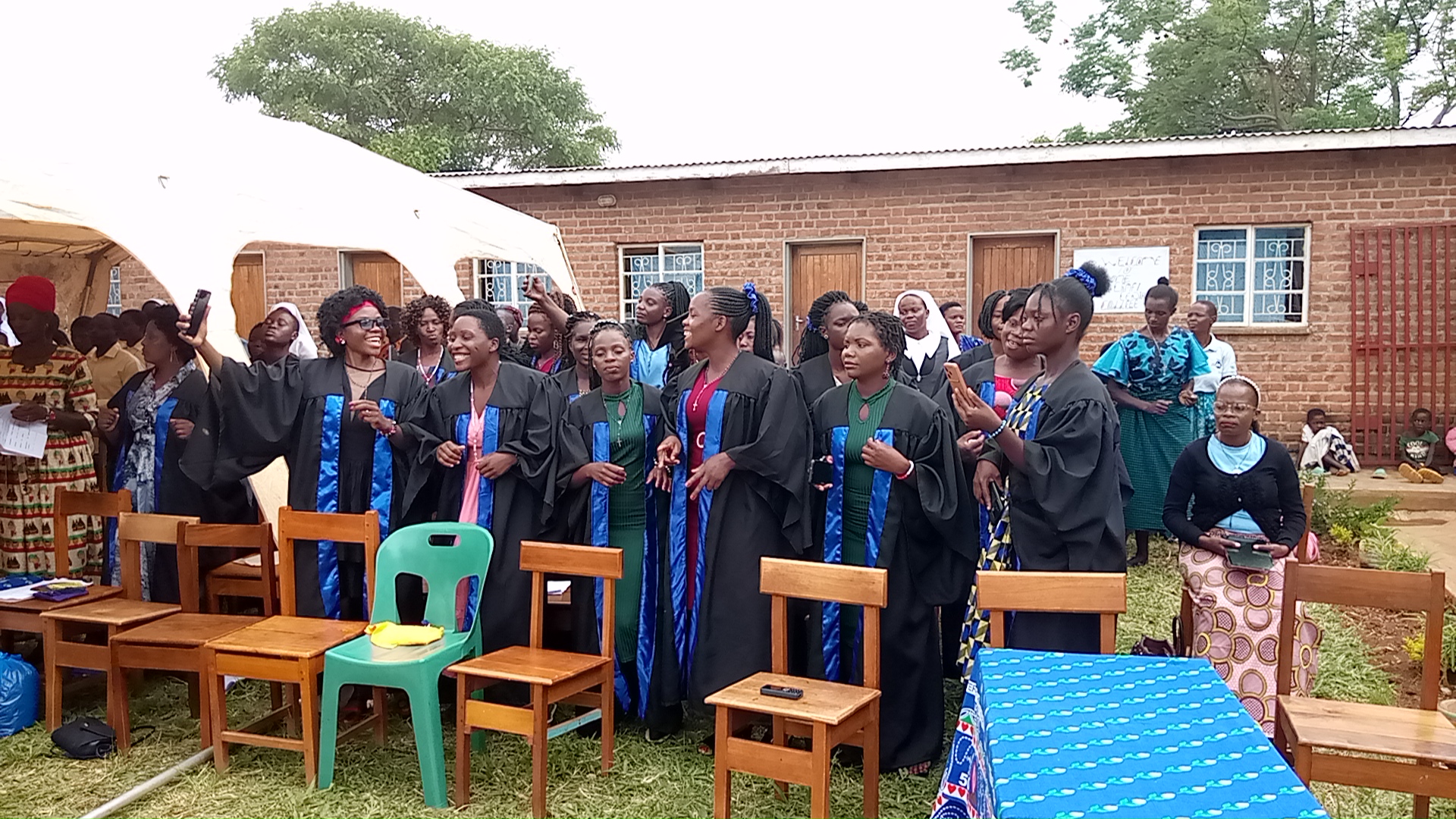 30 Women from graduated from an apprenticeship programme in Food Production and Textile and Design at St Patrick's Women Home Craft Centre